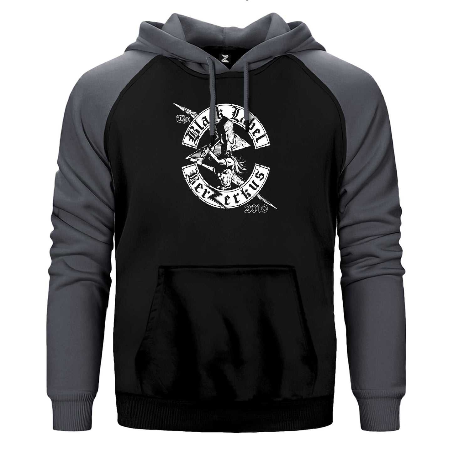 Black Label Society Berzerkus Çift Renk Reglan Kol Sweatshirt / Hoodie