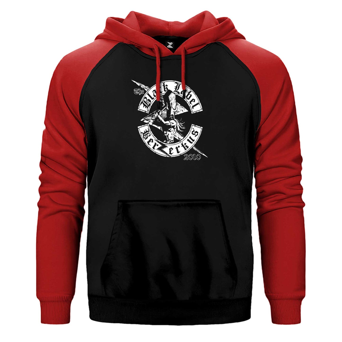 Black Label Society Berzerkus Çift Renk Reglan Kol Sweatshirt / Hoodie