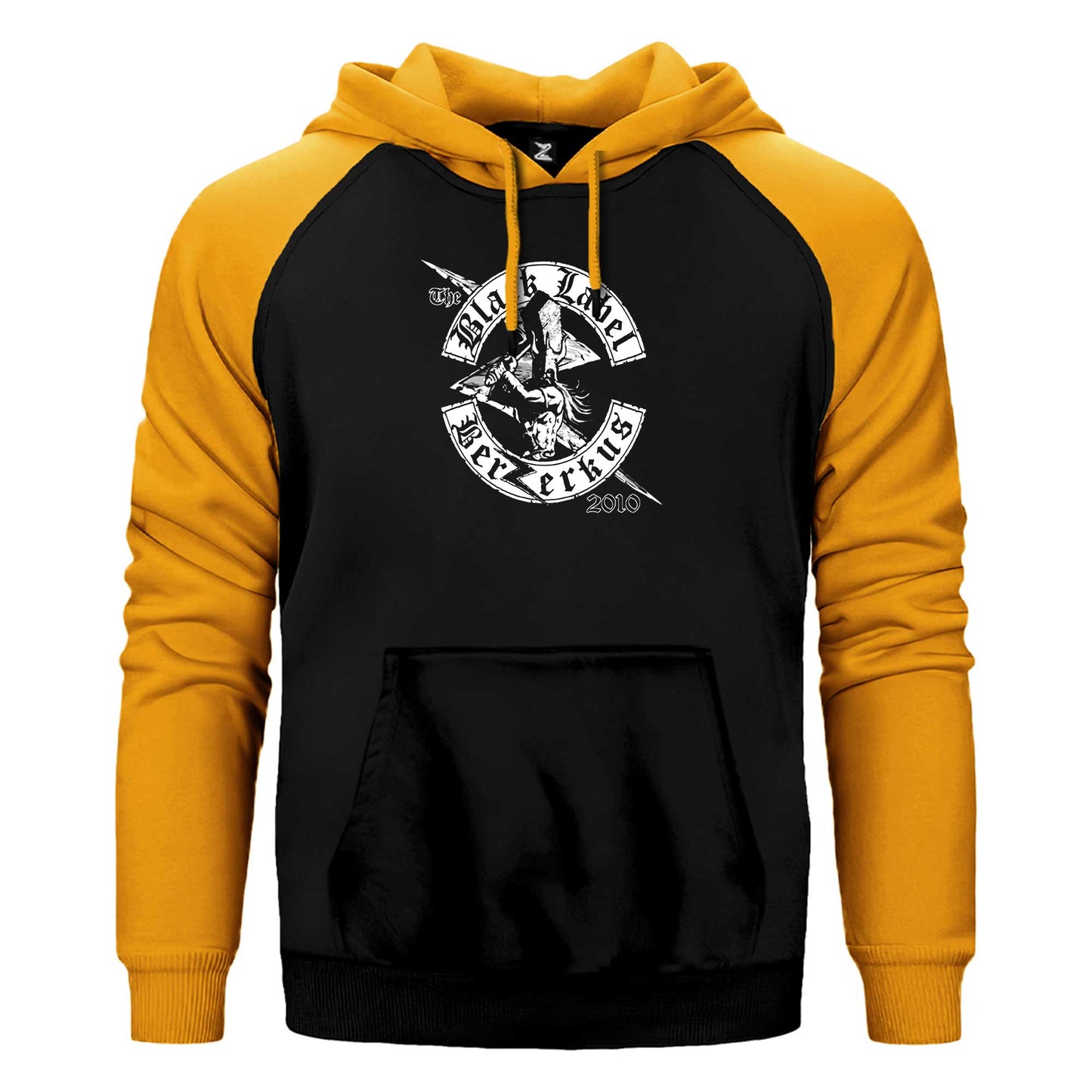 Black Label Society Berzerkus Çift Renk Reglan Kol Sweatshirt / Hoodie