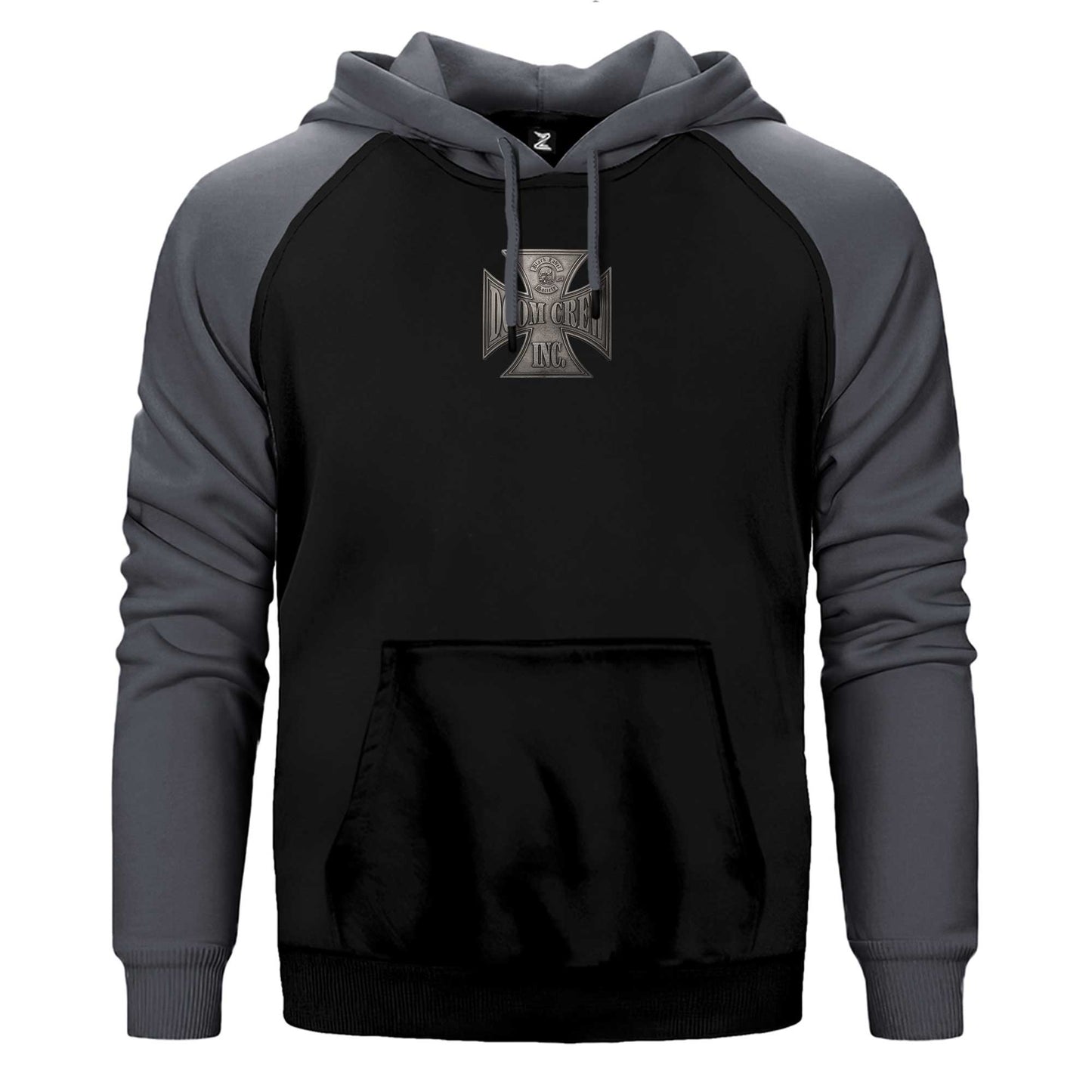 Black Label Society Doom Crew Inc Çift Renk Reglan Kol Sweatshirt / Hoodie