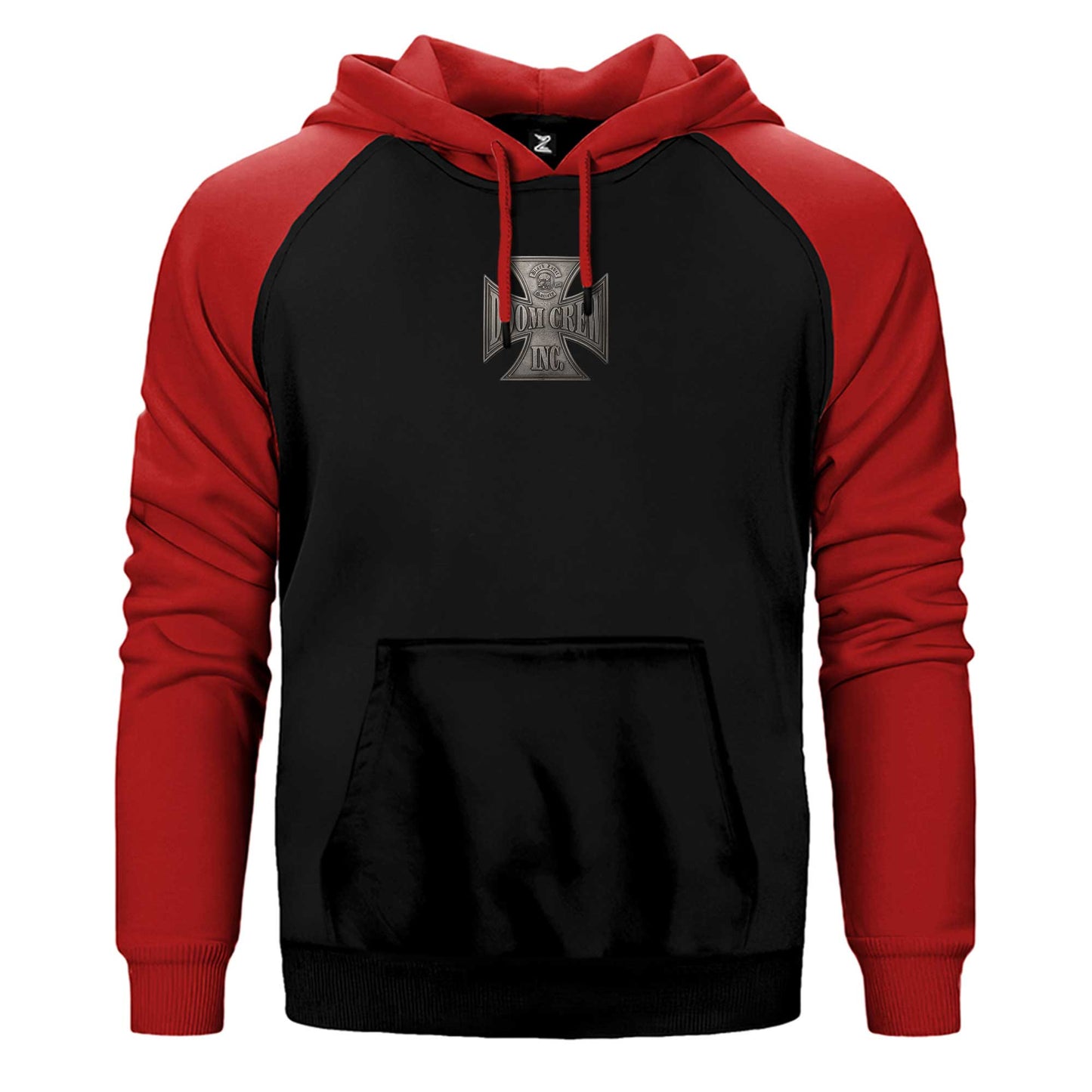 Black Label Society Doom Crew Inc Çift Renk Reglan Kol Sweatshirt / Hoodie