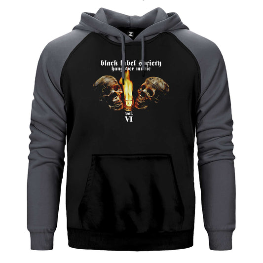 Black Label Society Hangover Music Çift Renk Reglan Kol Sweatshirt / Hoodie