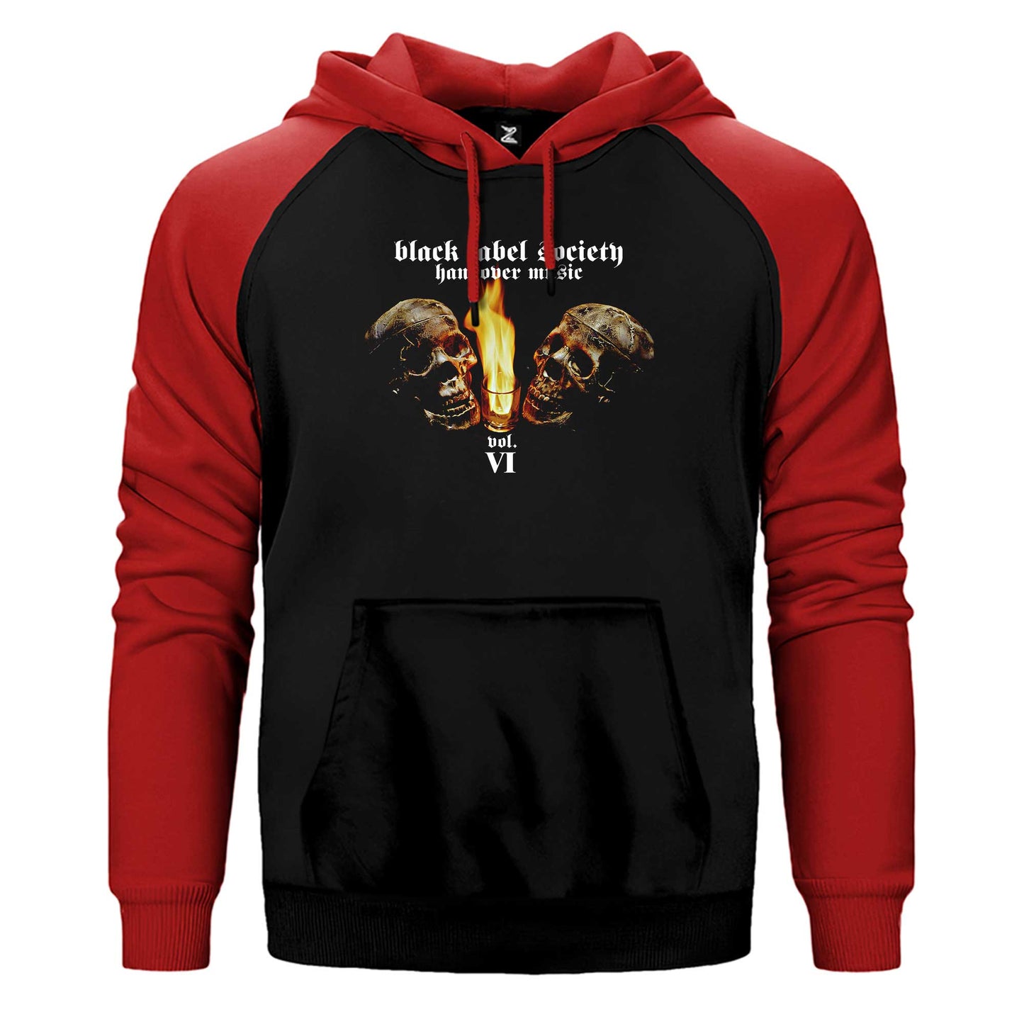 Black Label Society Hangover Music Çift Renk Reglan Kol Sweatshirt / Hoodie