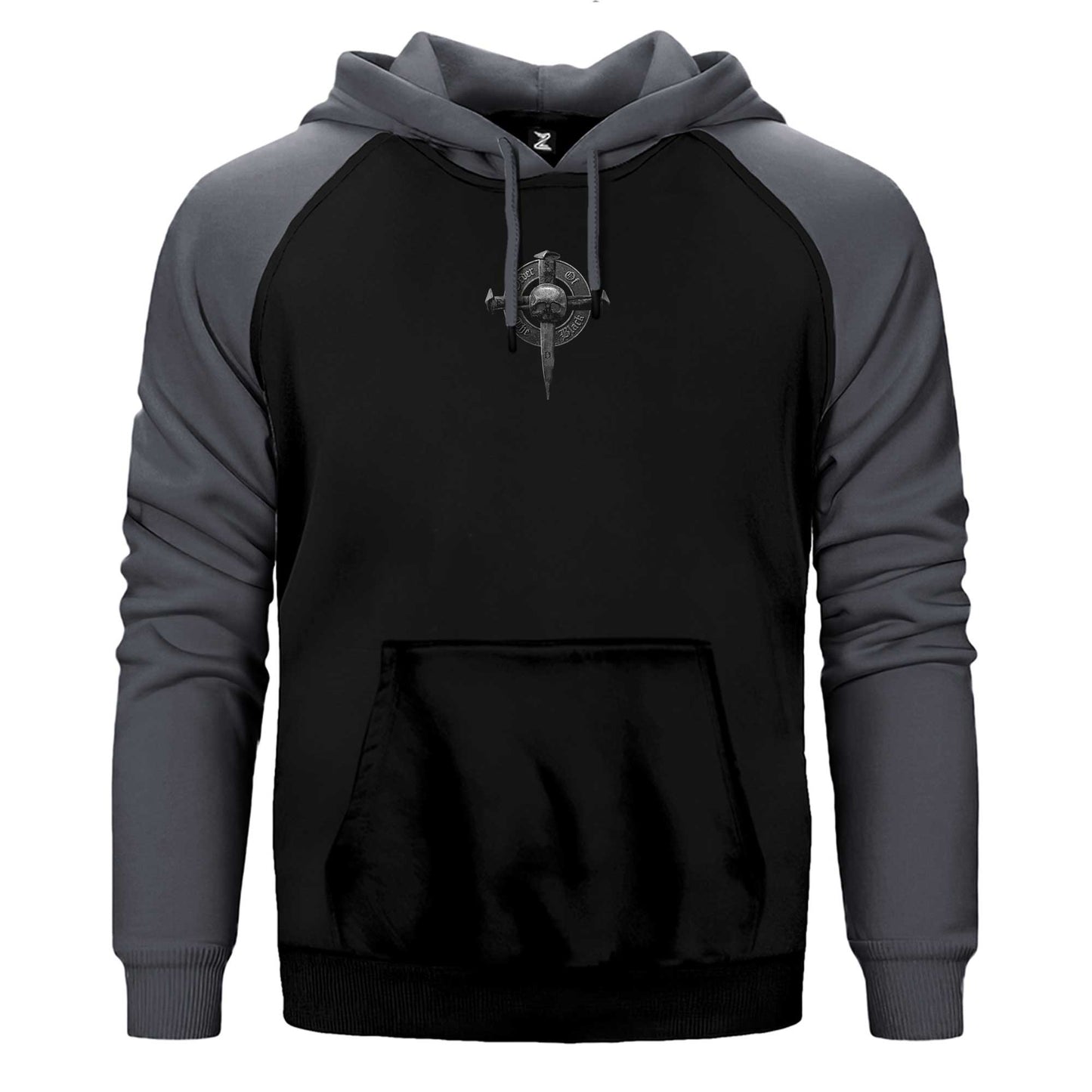 Black Label Society Order of The Black Silver Çift Renk Reglan Kol Sweatshirt / Hoodie