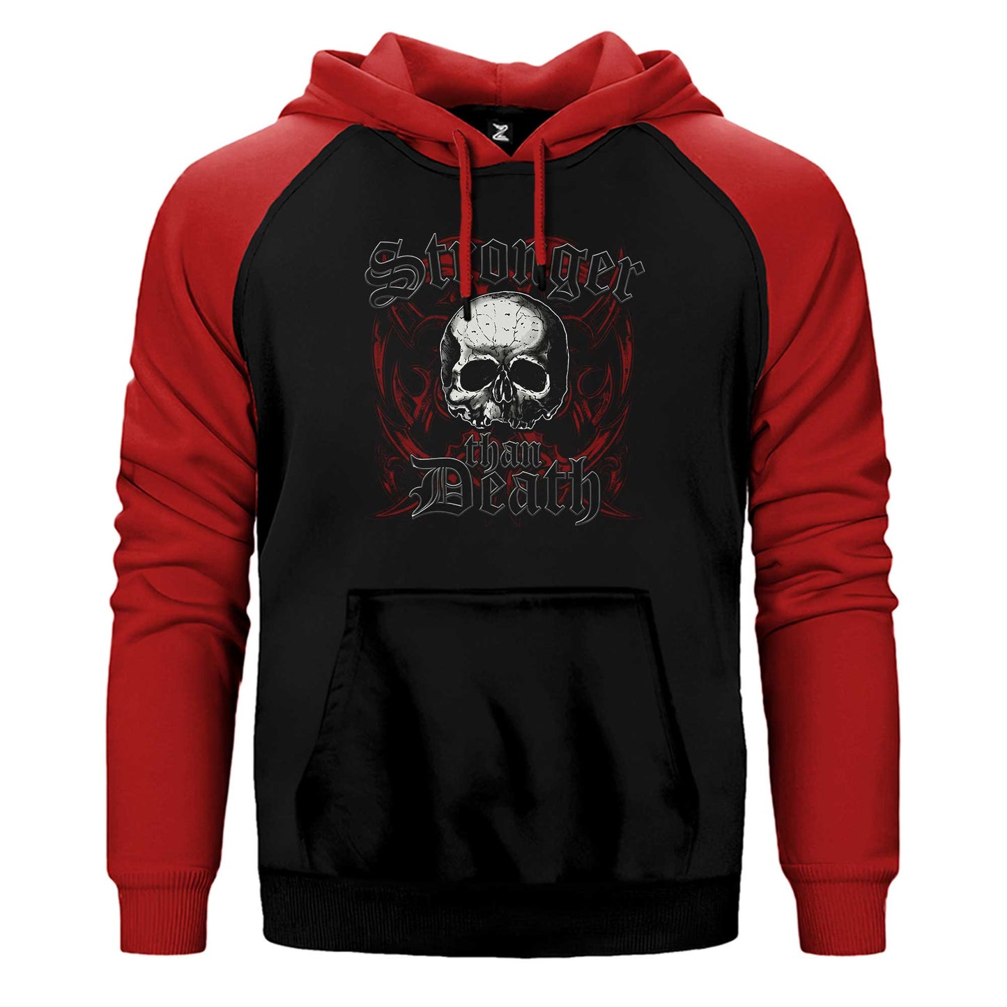 Black Label Society Stronger Than Death Çift Renk Reglan Kol Sweatshirt / Hoodie