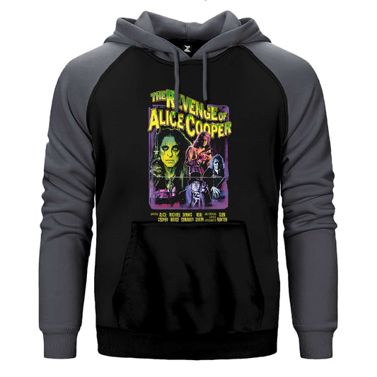Alice Cooper The Revenge of Çift Renk / Parçalı Reglan Kol Sweatshirt