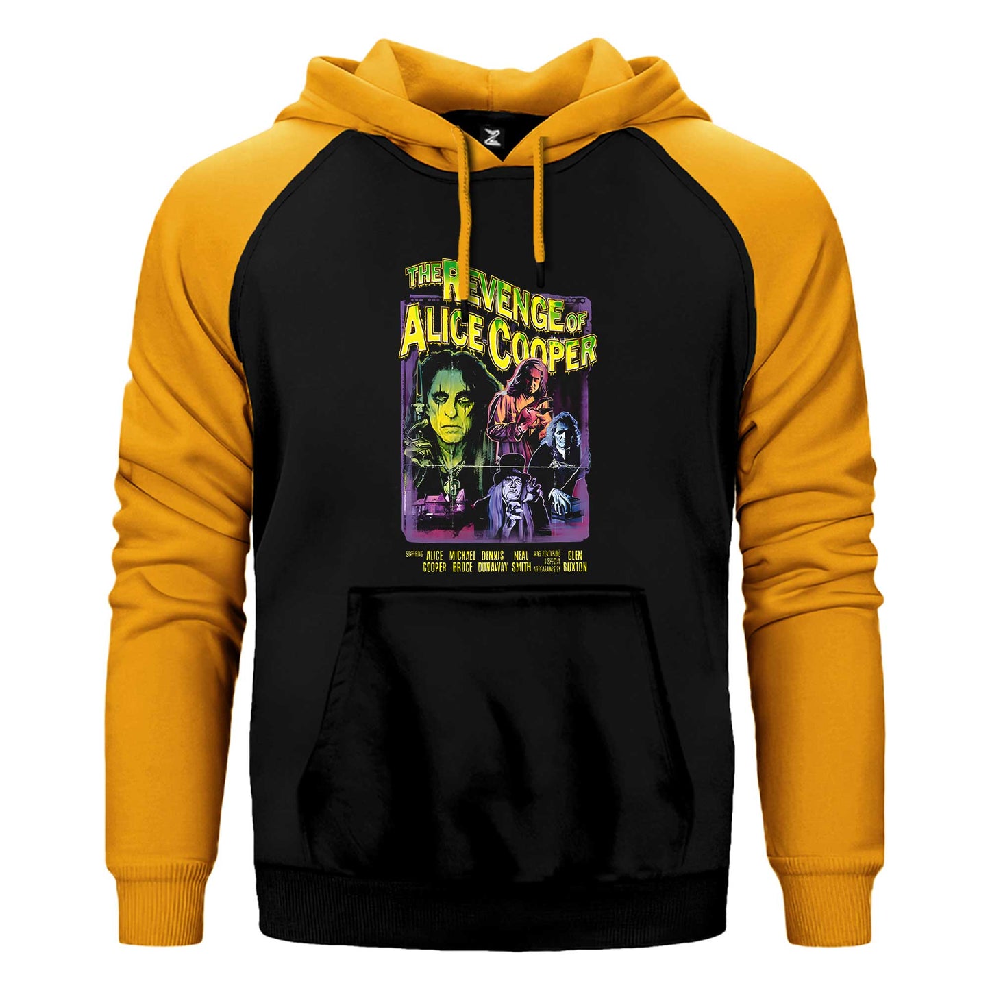 Alice Cooper The Revenge of Çift Renk / Parçalı Reglan Kol Sweatshirt