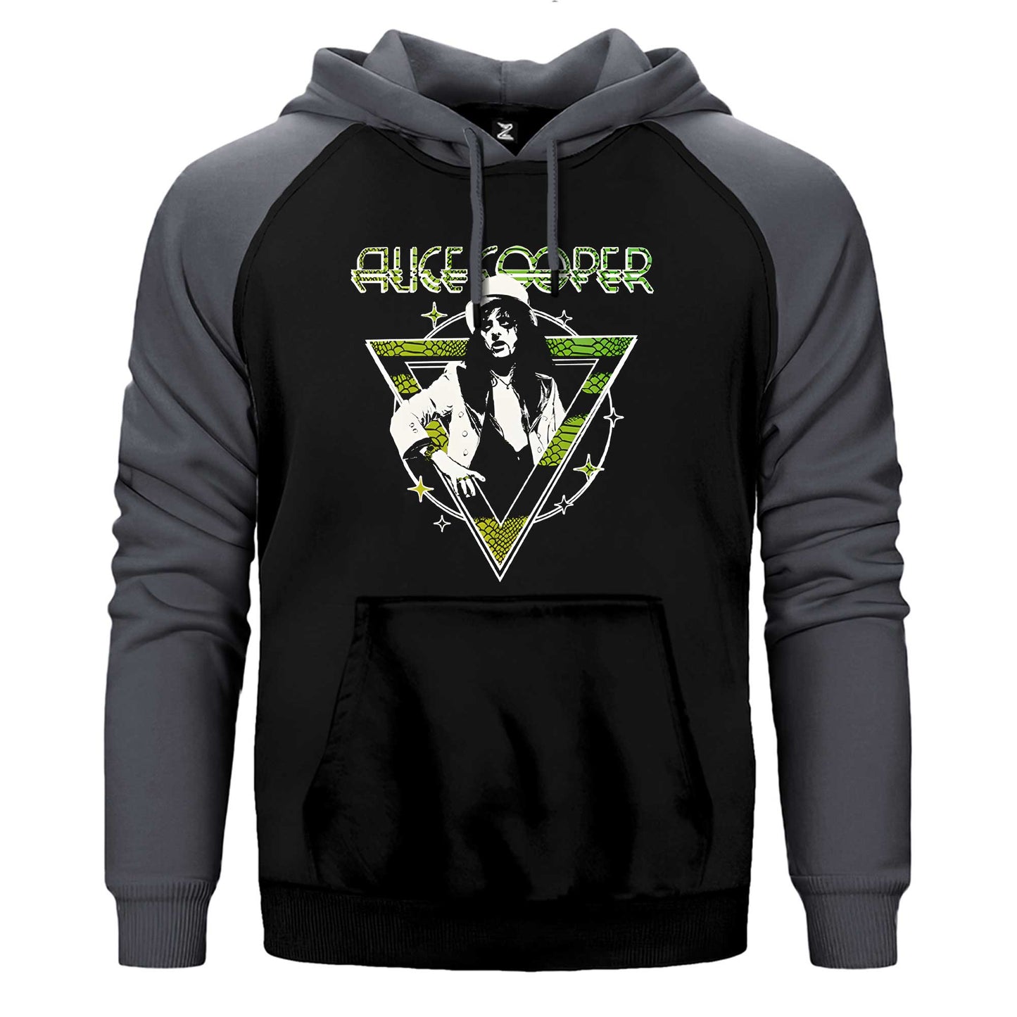Alice Cooper Welcome To My Nightmare Çift Renk / Parçalı Reglan Kol Sweatshirt
