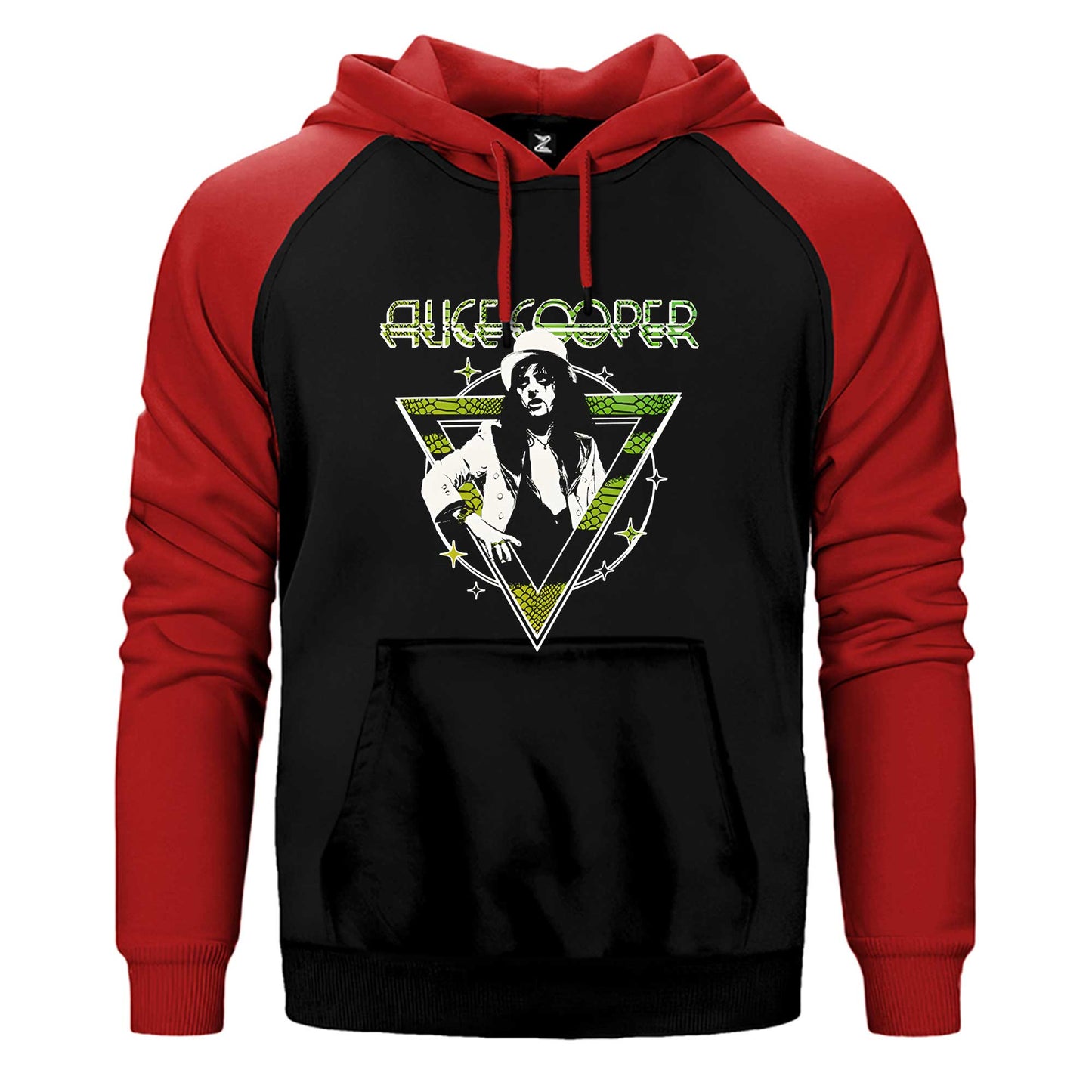 Alice Cooper Welcome To My Nightmare Çift Renk / Parçalı Reglan Kol Sweatshirt