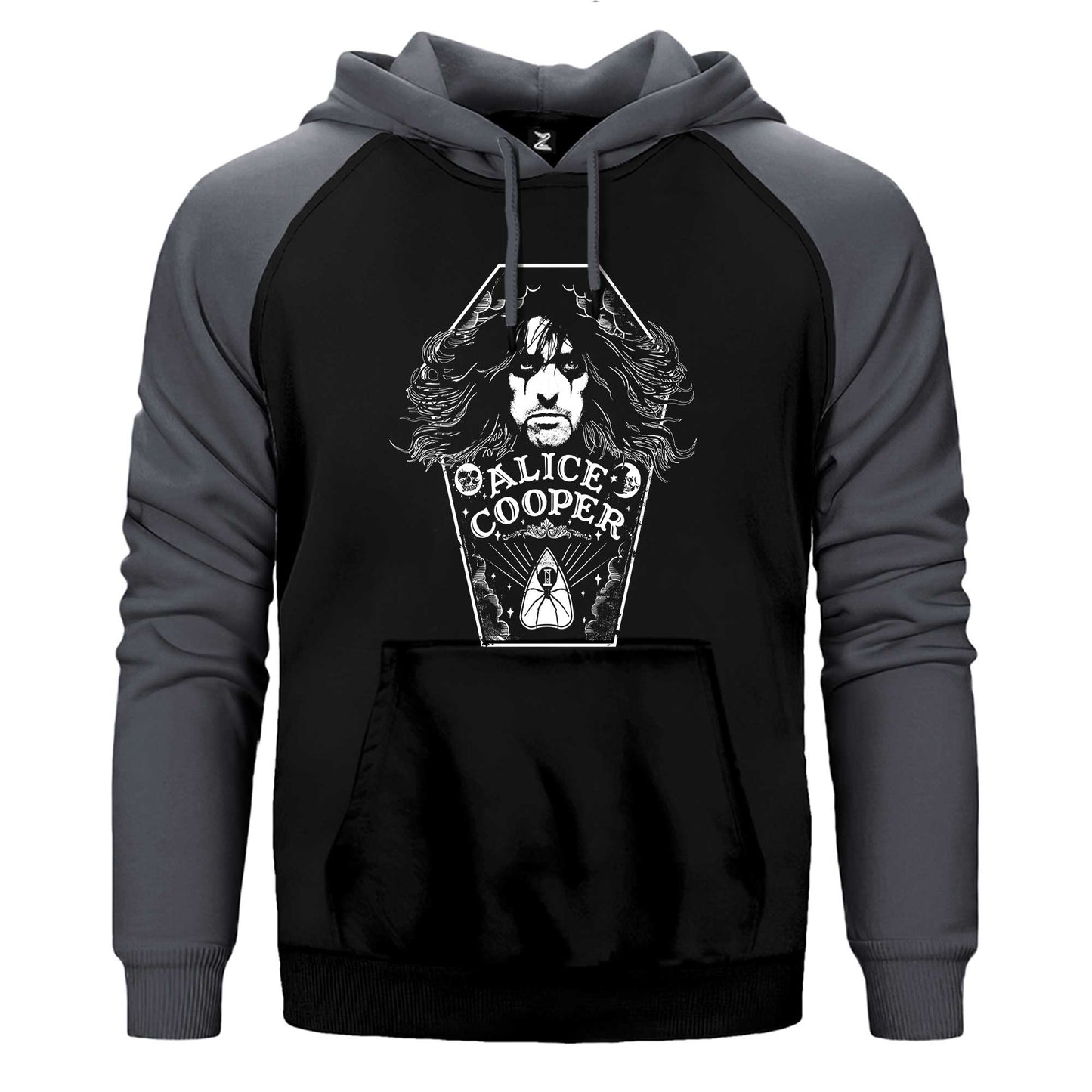Alice Cooper Moon Of Alice Çift Renk / Parçalı Reglan Kol Sweatshirt