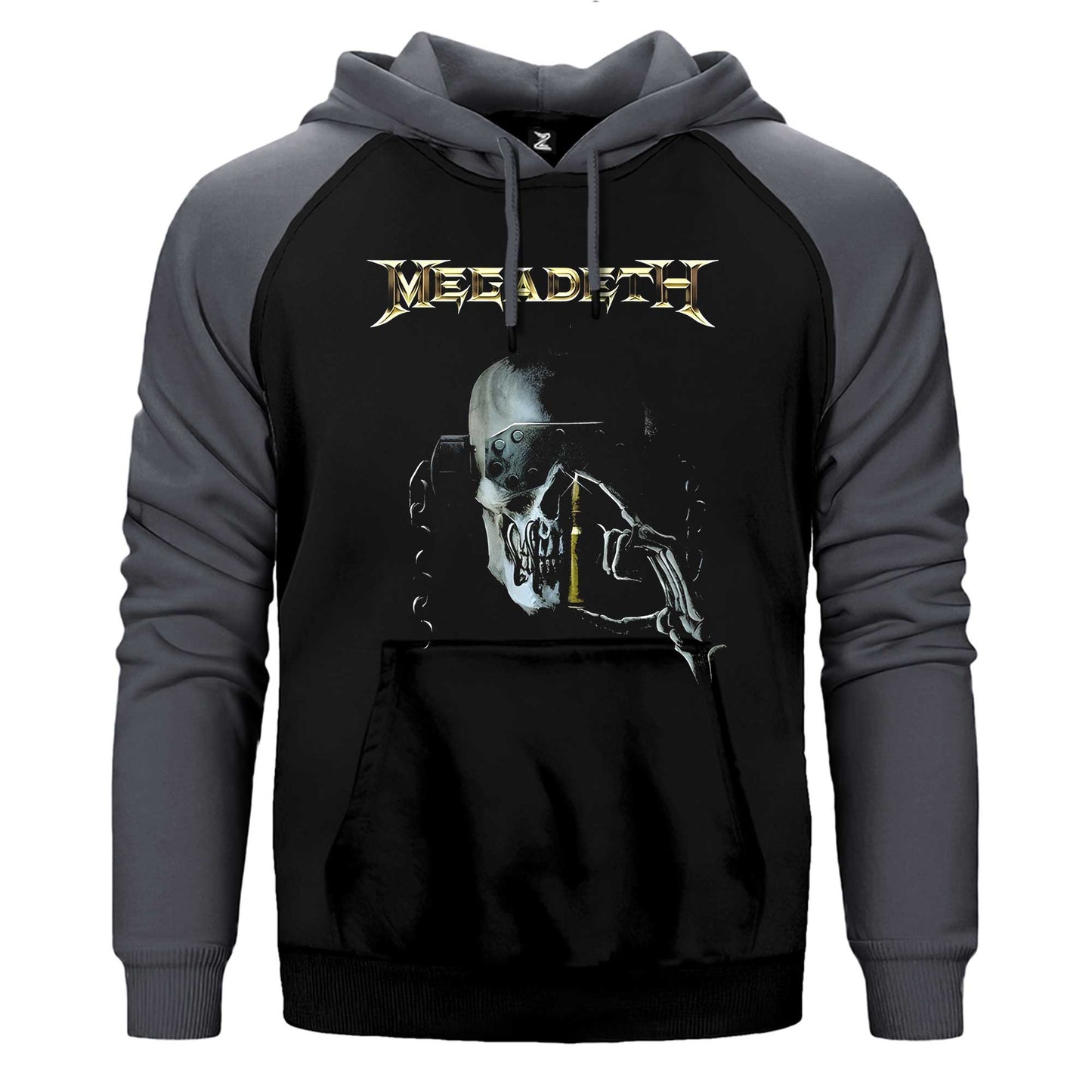 Megadeth Warchest Çift Renk / Parçalı Reglan Kol Sweatshirt