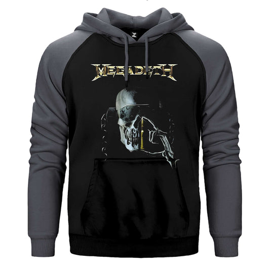Megadeth Warchest Çift Renk / Parçalı Reglan Kol Sweatshirt
