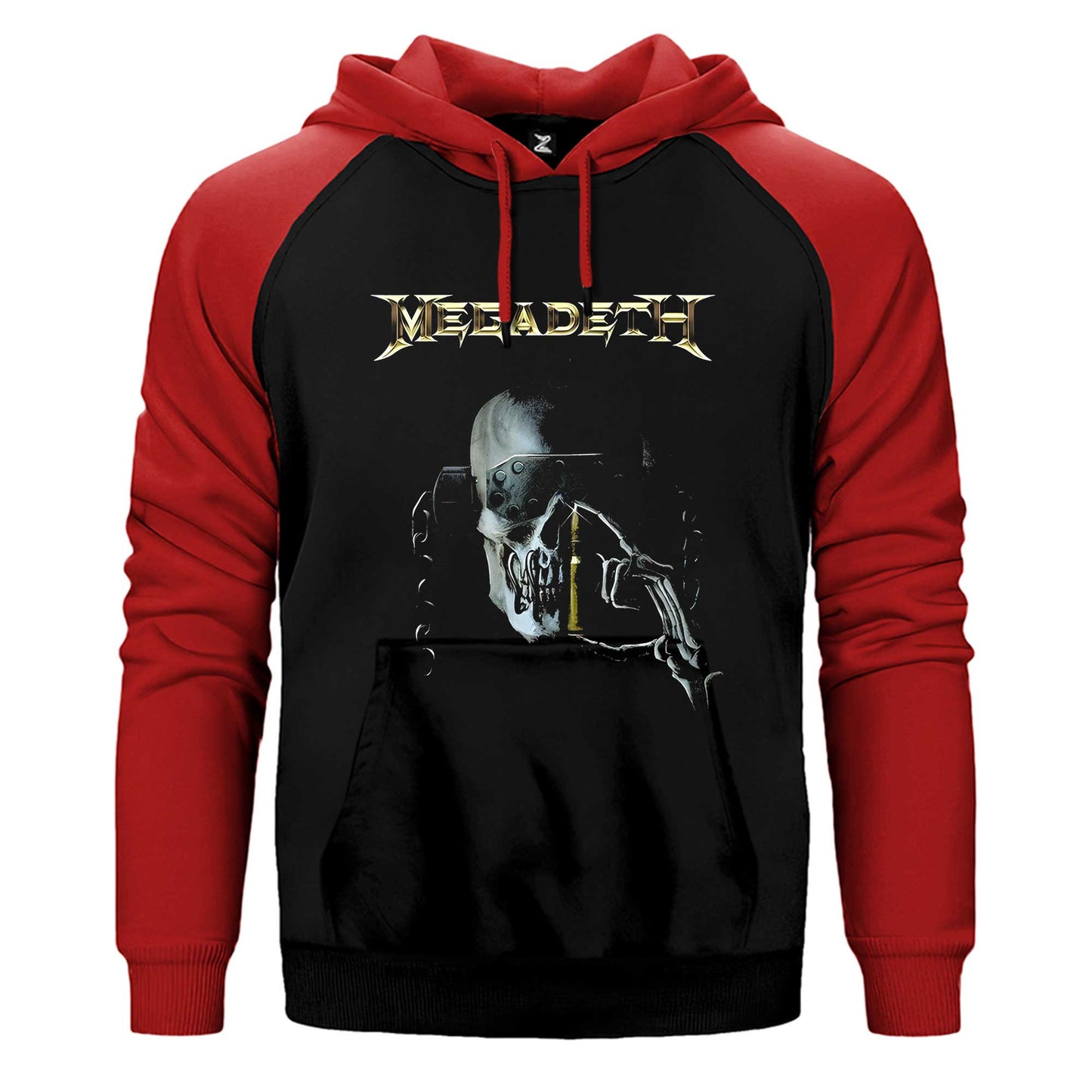 Megadeth Warchest Çift Renk / Parçalı Reglan Kol Sweatshirt