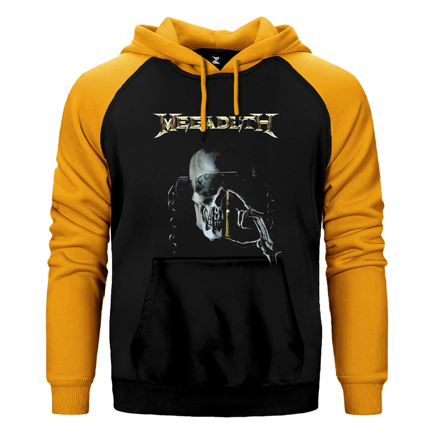 Megadeth Warchest Çift Renk / Parçalı Reglan Kol Sweatshirt