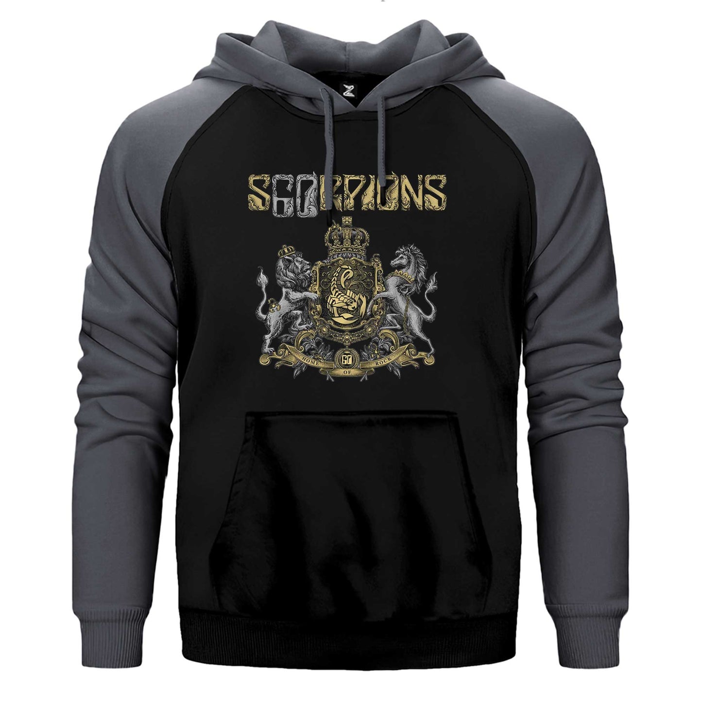 Scorpions Home Of Rock Çift Renk / Parçalı Reglan Kol Sweatshirt