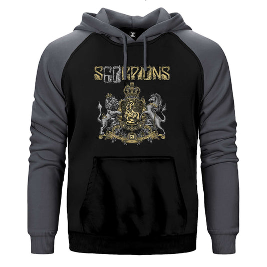Scorpions Home Of Rock Çift Renk / Parçalı Reglan Kol Sweatshirt
