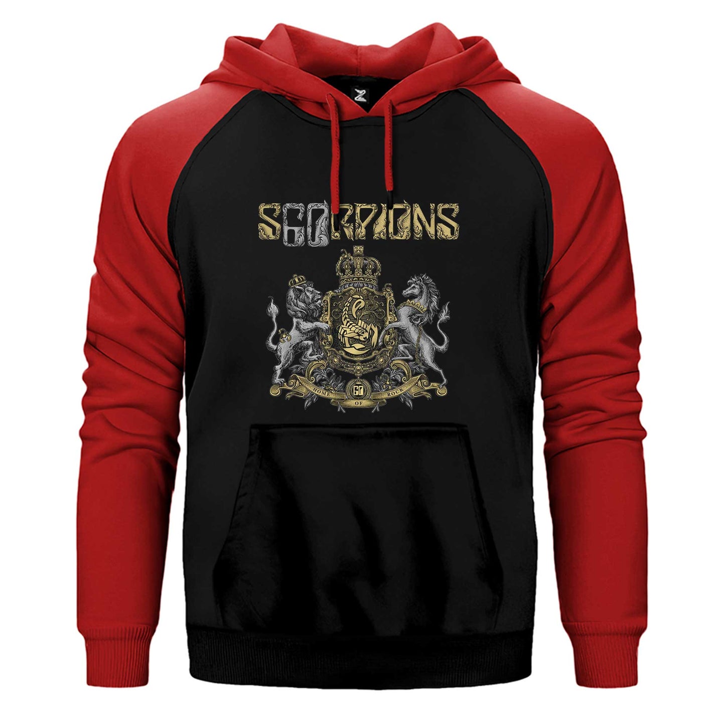 Scorpions Home Of Rock Çift Renk / Parçalı Reglan Kol Sweatshirt
