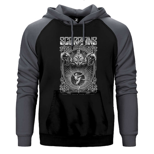 Scorpions Born To Touch Your Feelings Çift Renk / Parçalı Reglan Kol Sweatshirt