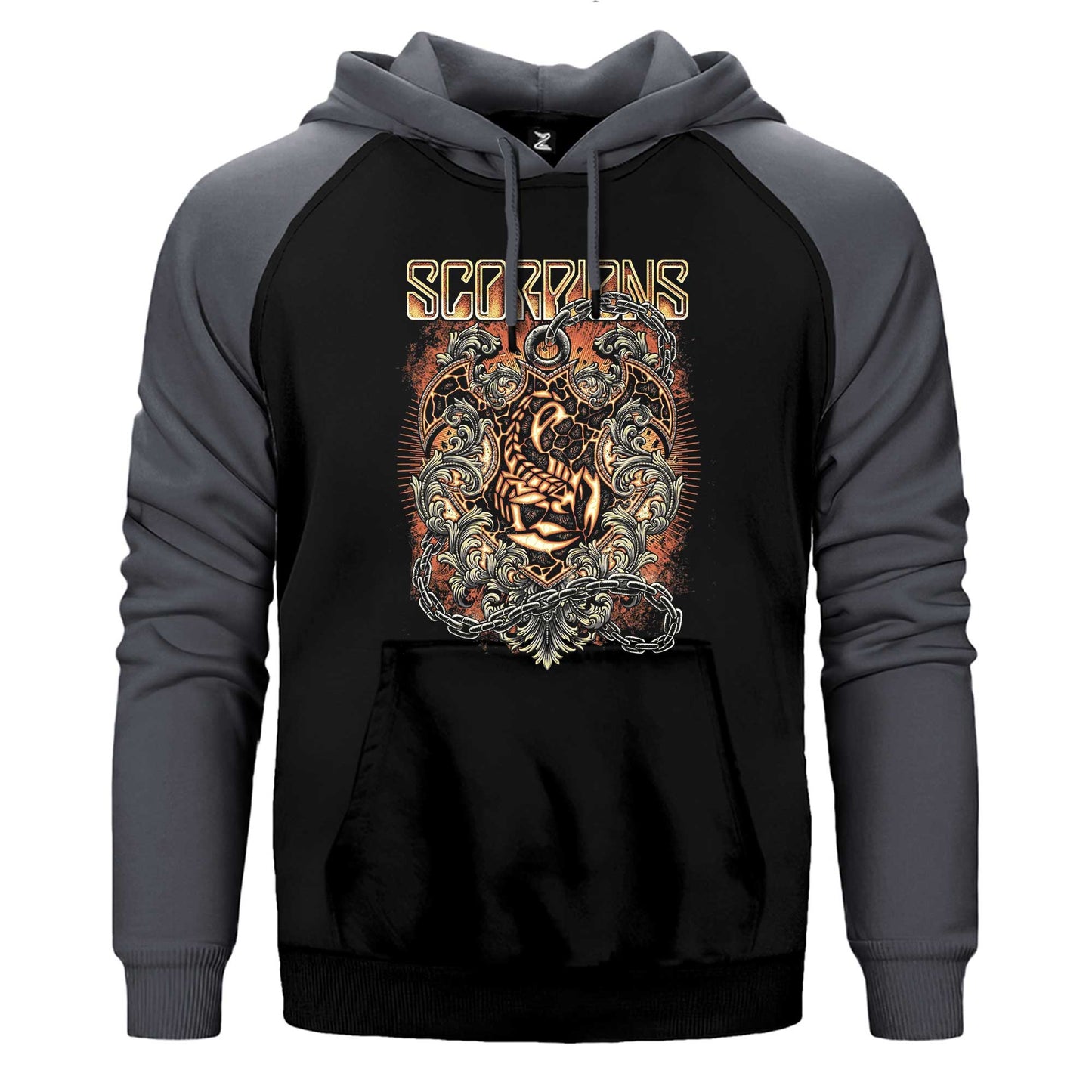 Scorpions Mind Like A Tree Çift Renk / Parçalı Reglan Kol Sweatshirt