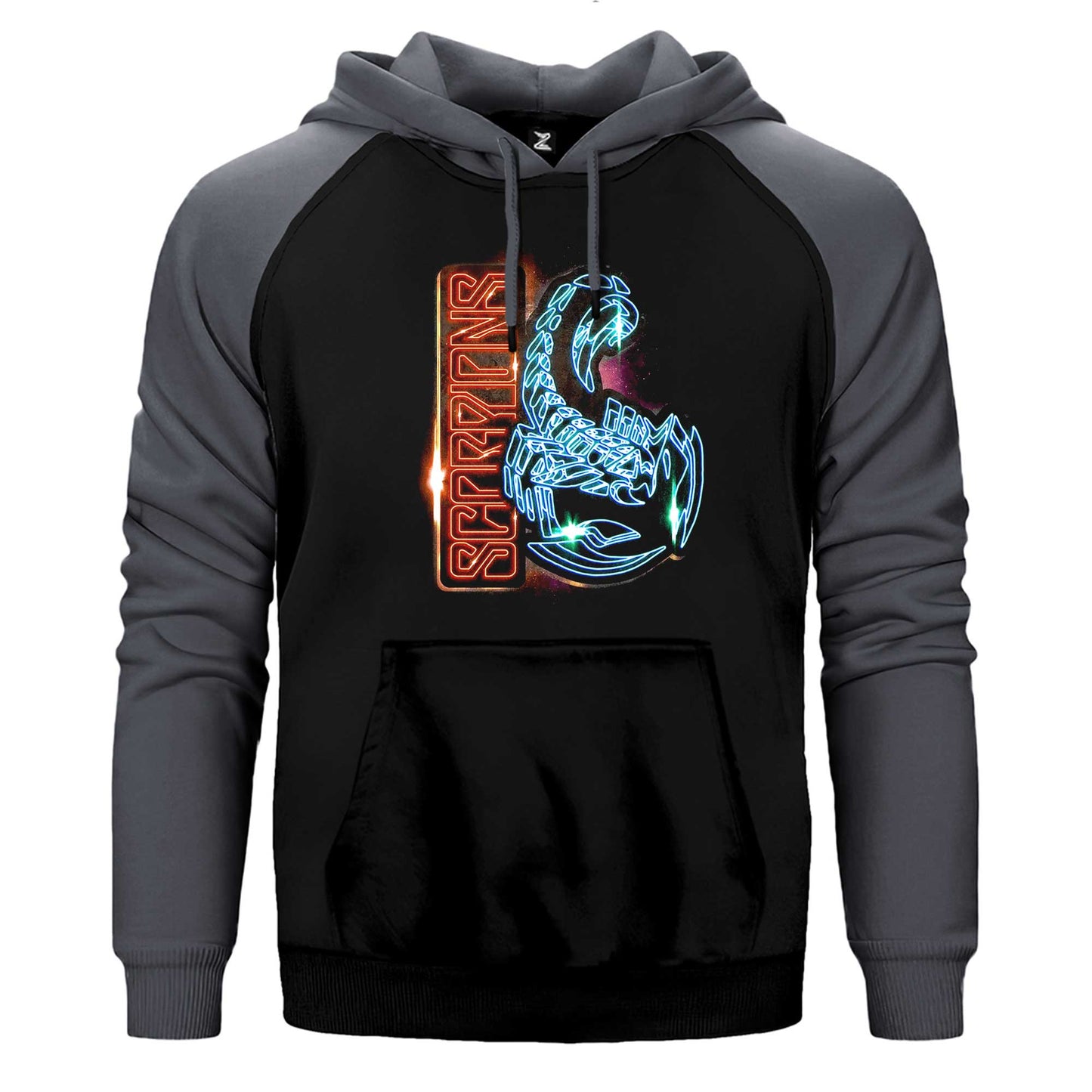 Scorpions Diamond Scorpion Çift Renk / Parçalı Reglan Kol Sweatshirt