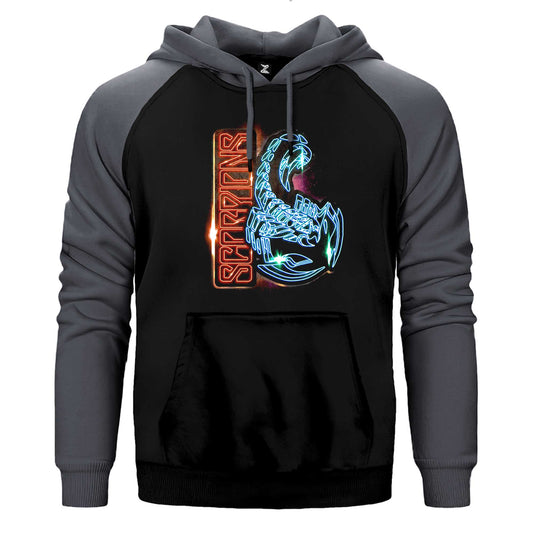 Scorpions Diamond Scorpion Çift Renk / Parçalı Reglan Kol Sweatshirt