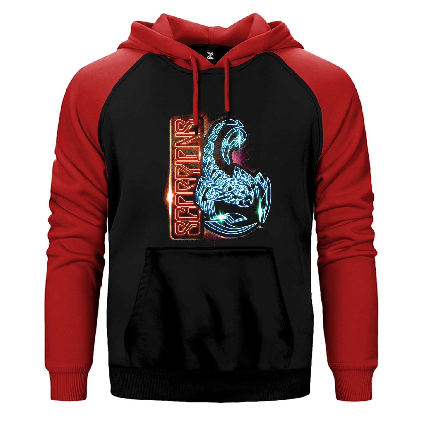 Scorpions Diamond Scorpion Çift Renk / Parçalı Reglan Kol Sweatshirt