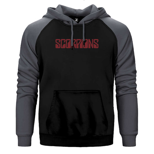 Scorpions Tex Red Çift Renk / Parçalı Reglan Kol Sweatshirt