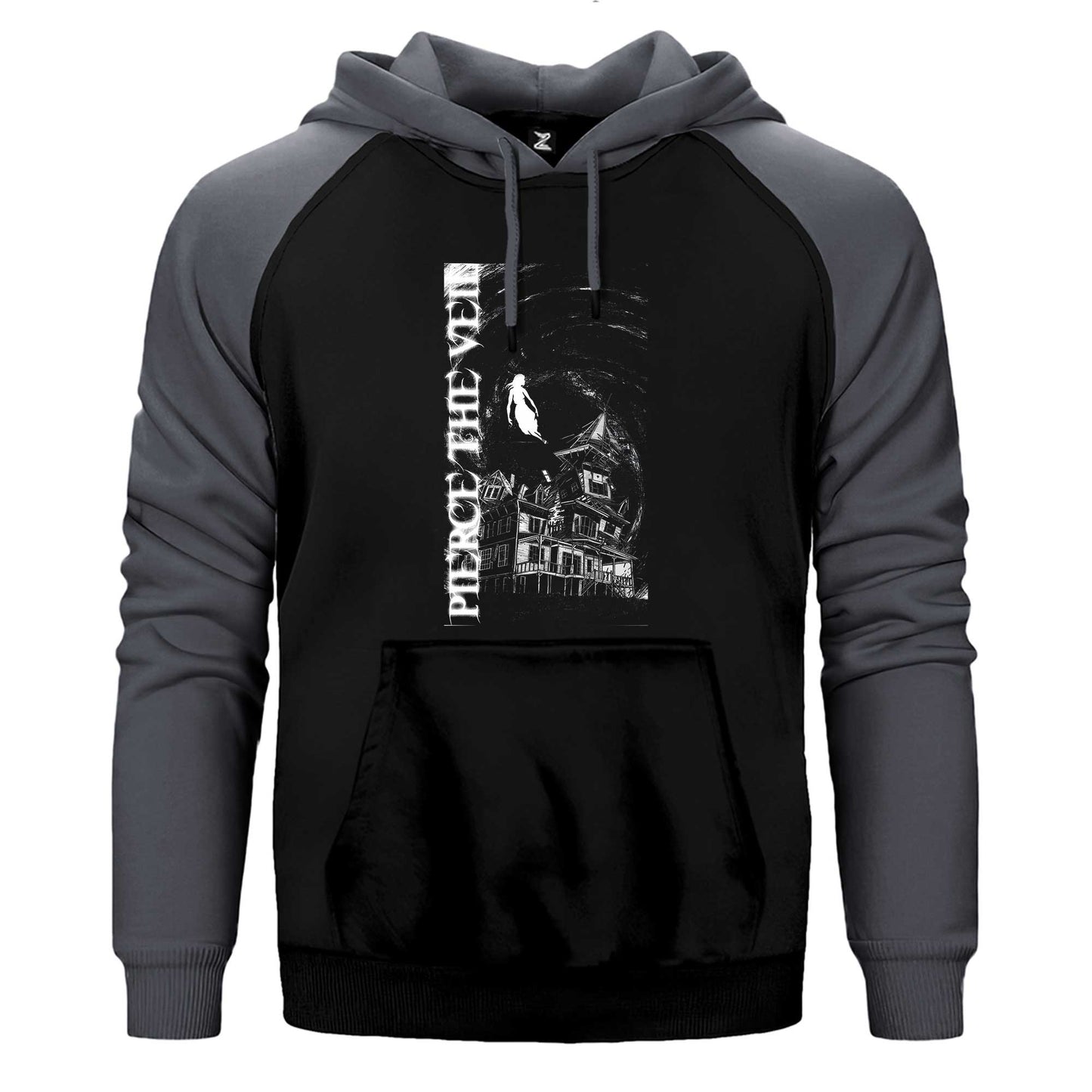 Three Days Grace Pierce The Veil Çift Renk / Parçalı Reglan Kol Sweatshirt