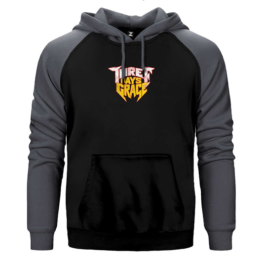 Three Days Grace Text Color Çift Renk / Parçalı Reglan Kol Sweatshirt