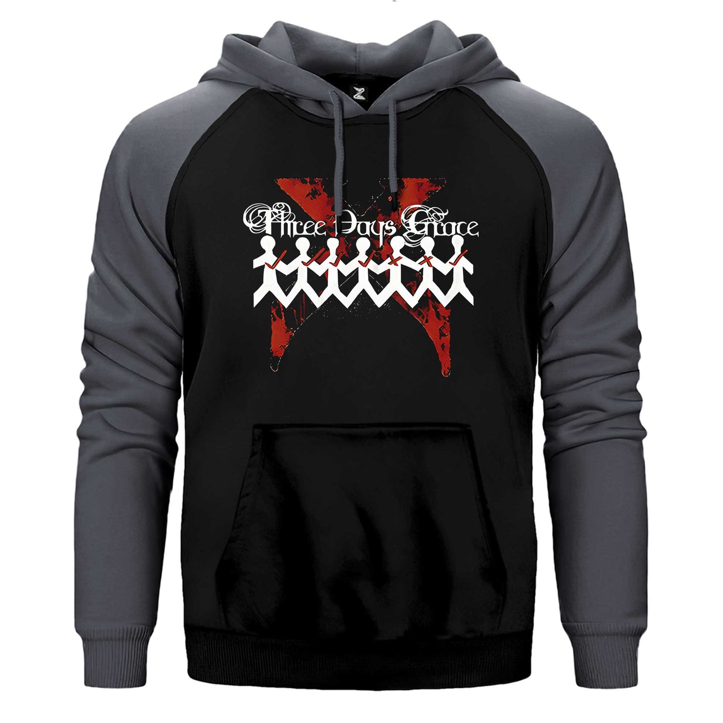 Three Days Grace One-X Çift Renk / Parçalı Reglan Kol Sweatshirt