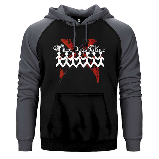 Three Days Grace One-X Çift Renk / Parçalı Reglan Kol Sweatshirt