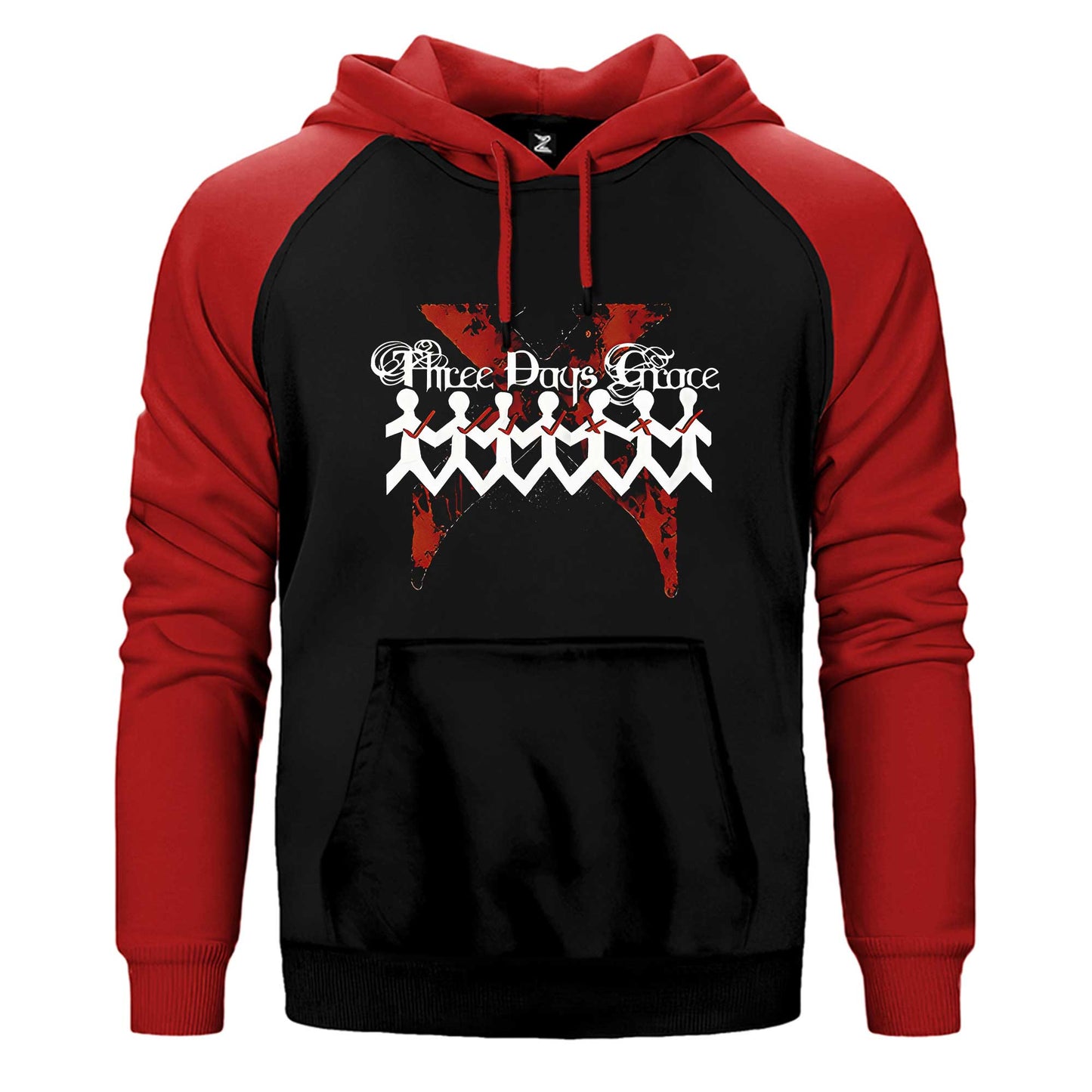 Three Days Grace One-X Çift Renk / Parçalı Reglan Kol Sweatshirt