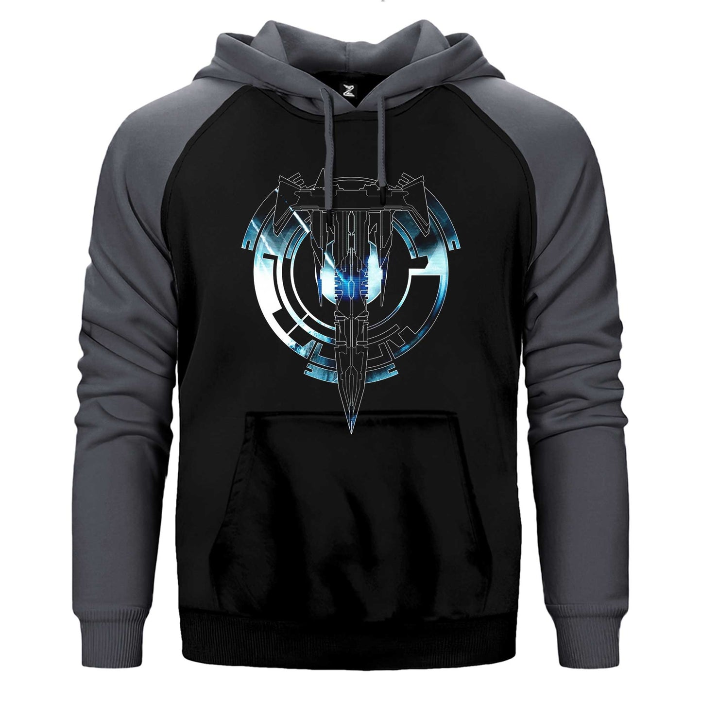 Trivium Soroso Çift Renk / Parçalı Reglan Kol Sweatshirt