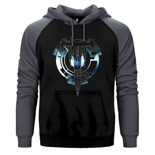 Trivium Soroso Çift Renk / Parçalı Reglan Kol Sweatshirt