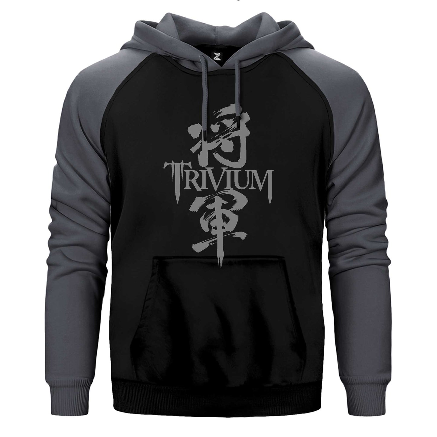 Trivium Shogun Gray Çift Renk / Parçalı Reglan Kol Sweatshirt