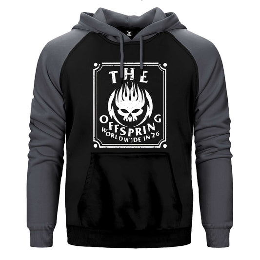 The Offspring Worldwide In '26 Çift Renk / Parçalı Reglan Kol Sweatshirt