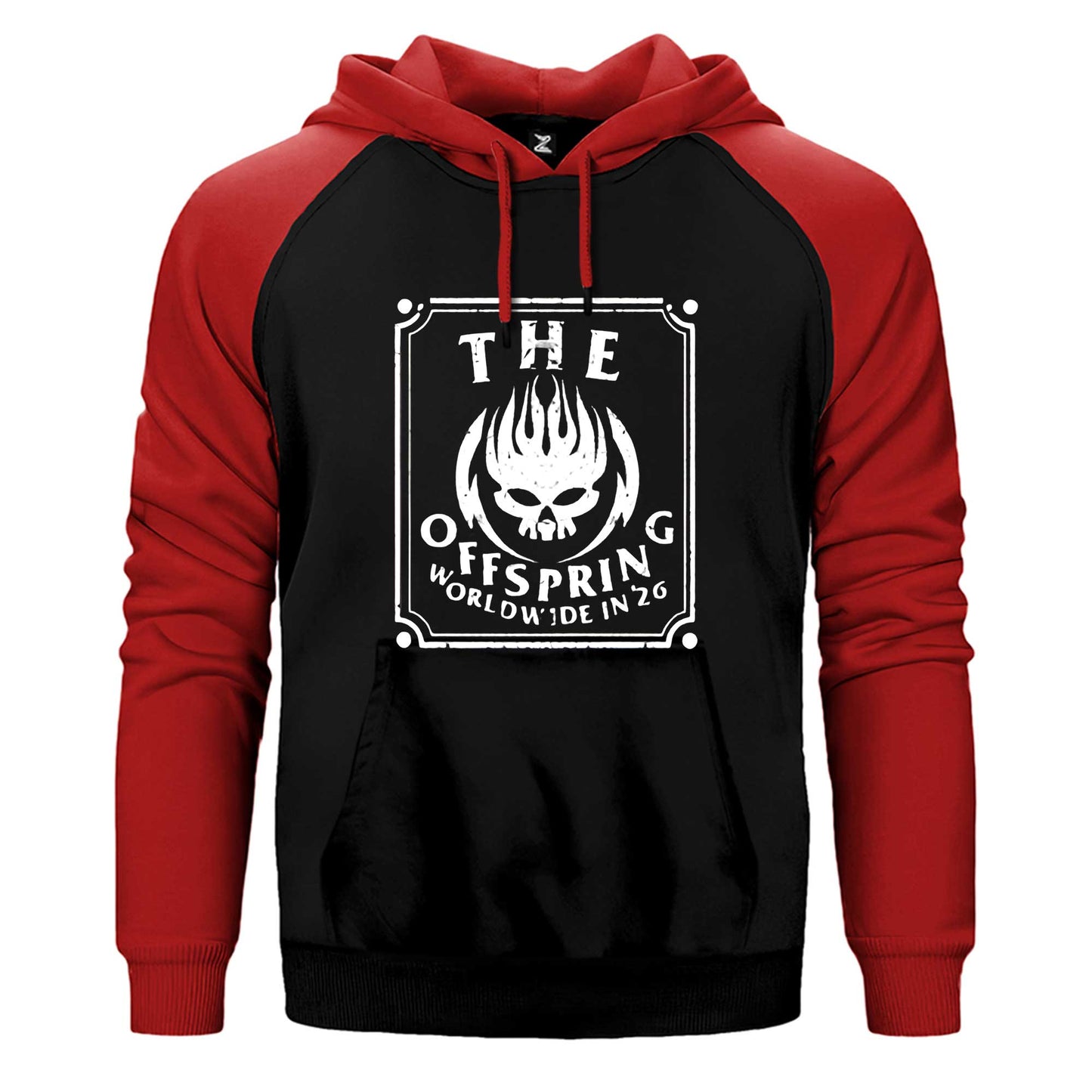 The Offspring Worldwide In '26 Çift Renk / Parçalı Reglan Kol Sweatshirt