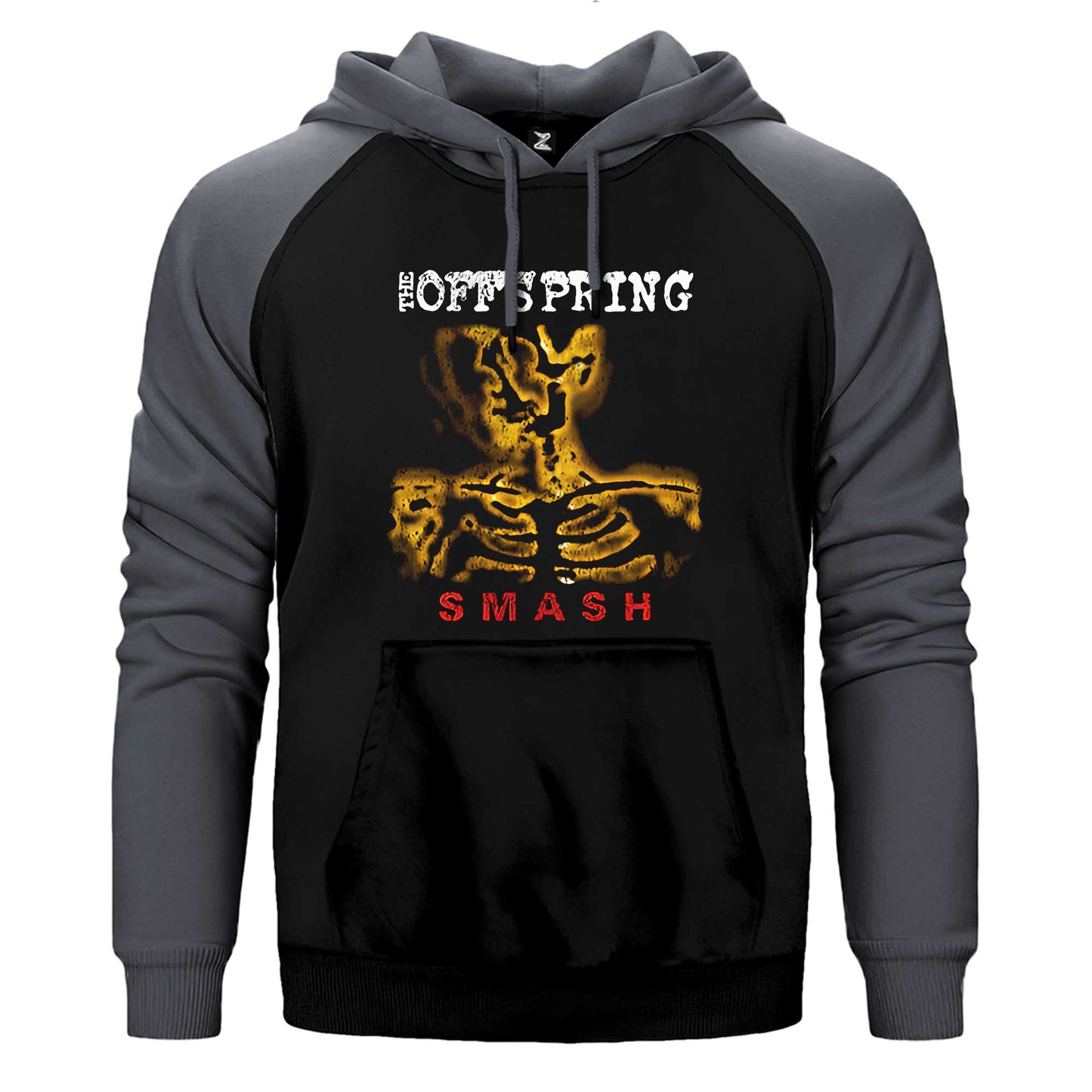 The Offspring SMASH Çift Renk / Parçalı Reglan Kol Sweatshirt