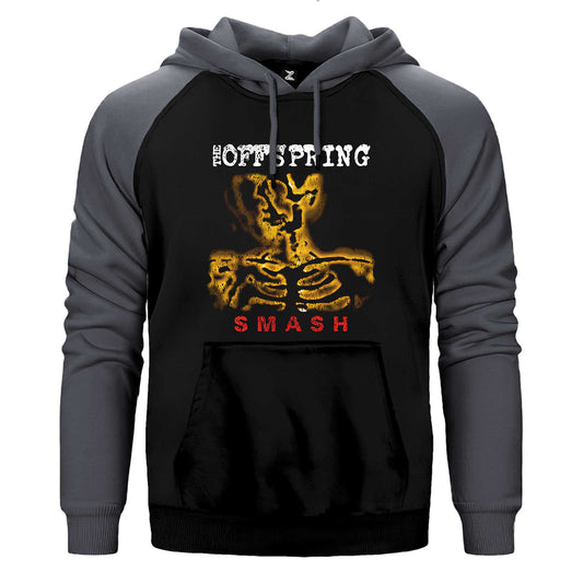 The Offspring SMASH Çift Renk / Parçalı Reglan Kol Sweatshirt