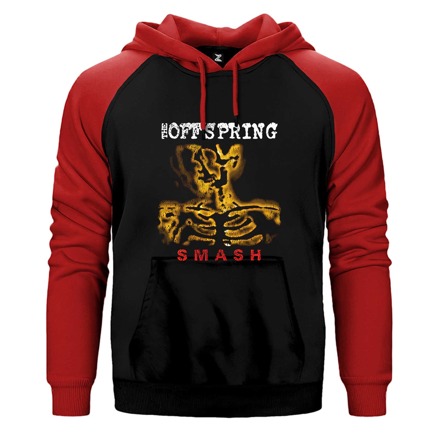 The Offspring SMASH Çift Renk / Parçalı Reglan Kol Sweatshirt