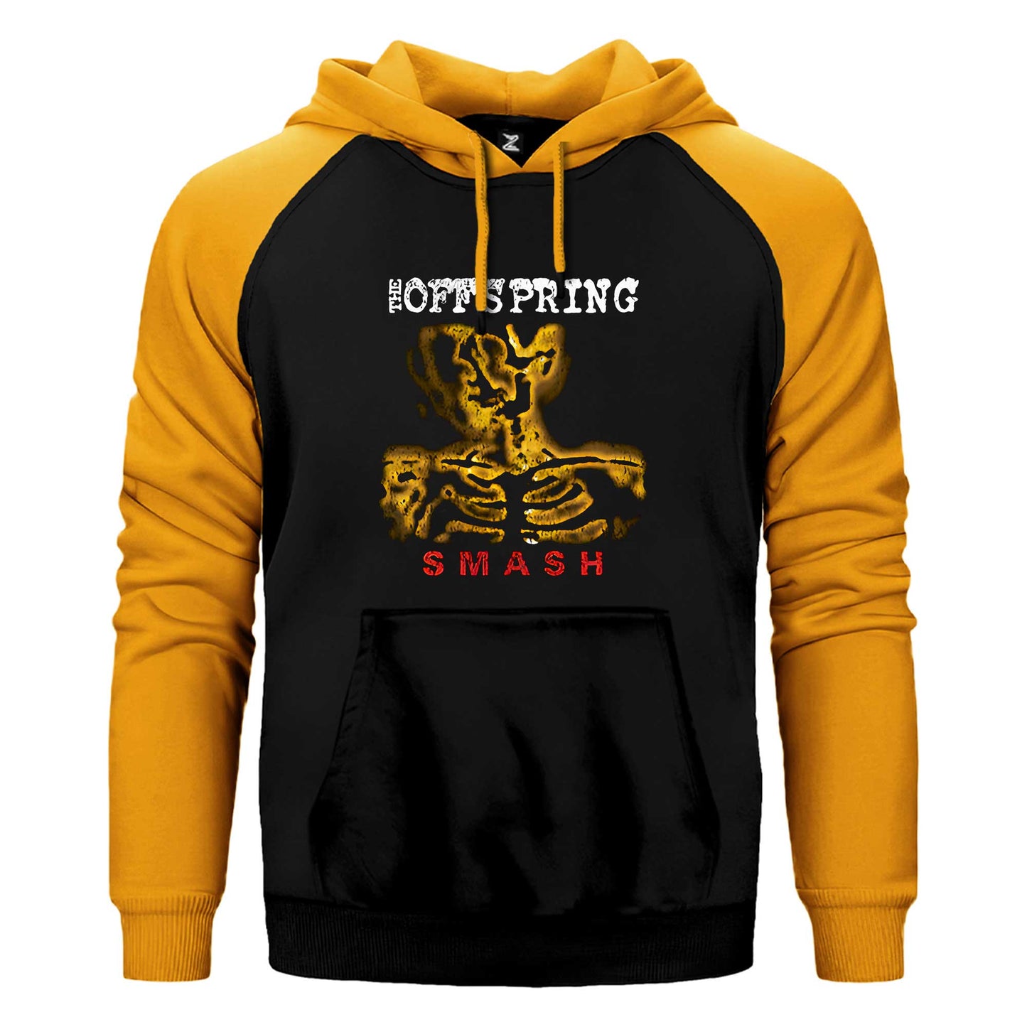 The Offspring SMASH Çift Renk / Parçalı Reglan Kol Sweatshirt