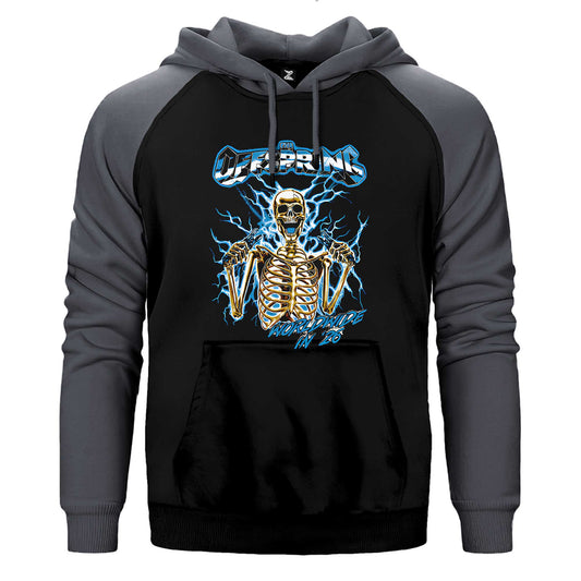 The Offspring Worldwide In '26 Skull Çift Renk / Parçalı Reglan Kol Sweatshirt