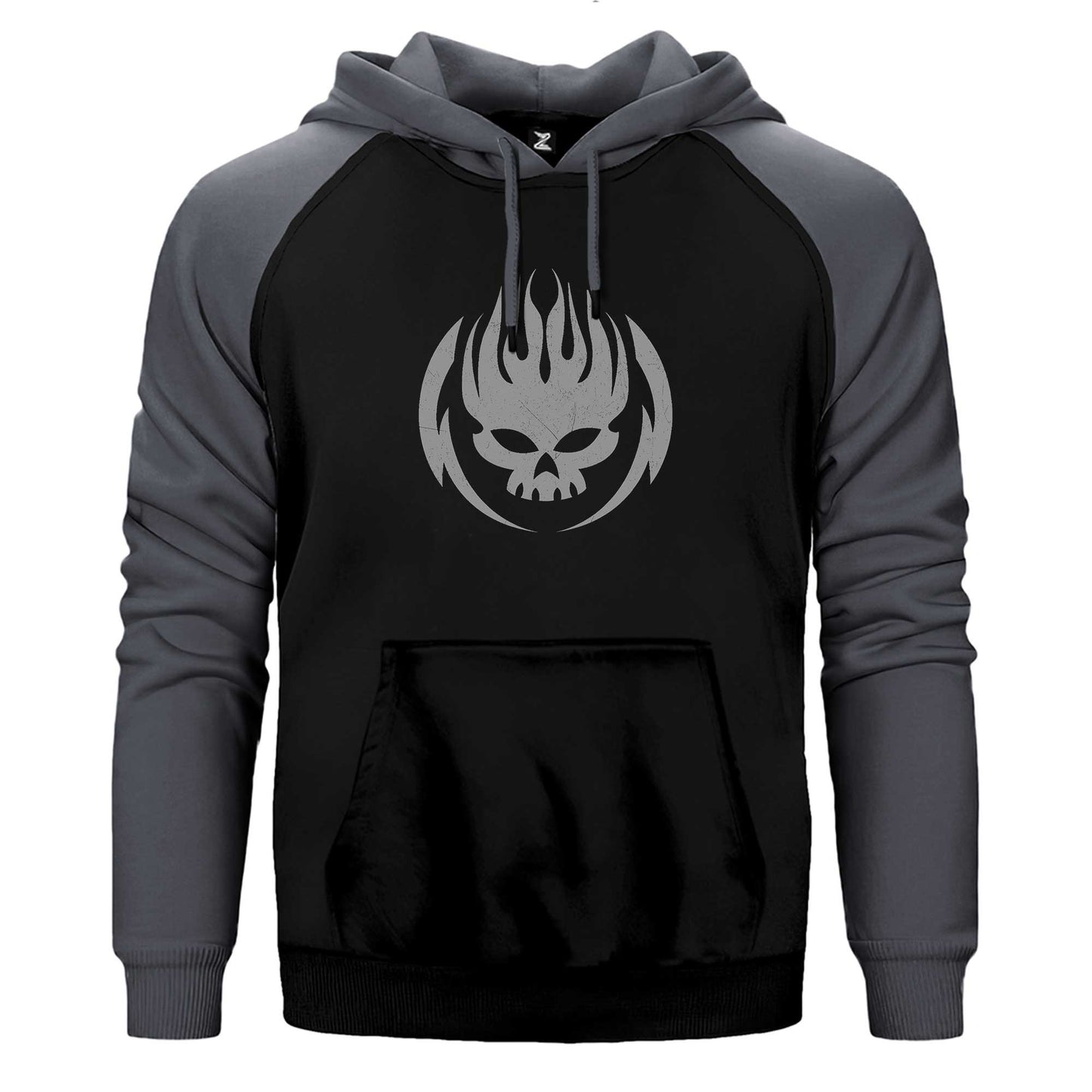 The Offspring Grup Logo Çift Renk / Parçalı Reglan Kol Sweatshirt