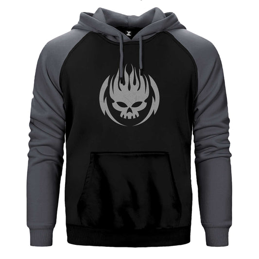 The Offspring Grup Logo Çift Renk / Parçalı Reglan Kol Sweatshirt