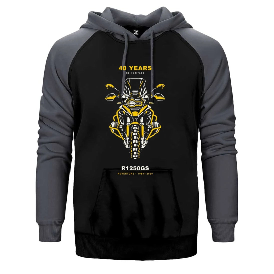 Bmw GS Ön Cephe Çift Renk Reglan Kol Sweatshirt / Hoodie