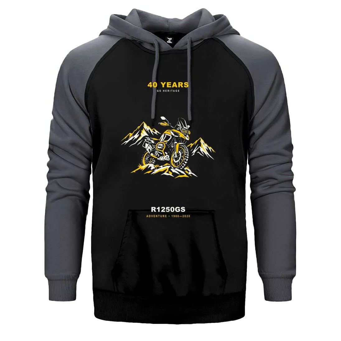 Bmw Alp Keşfi Çift Renk Reglan Kol Sweatshirt / Hoodie