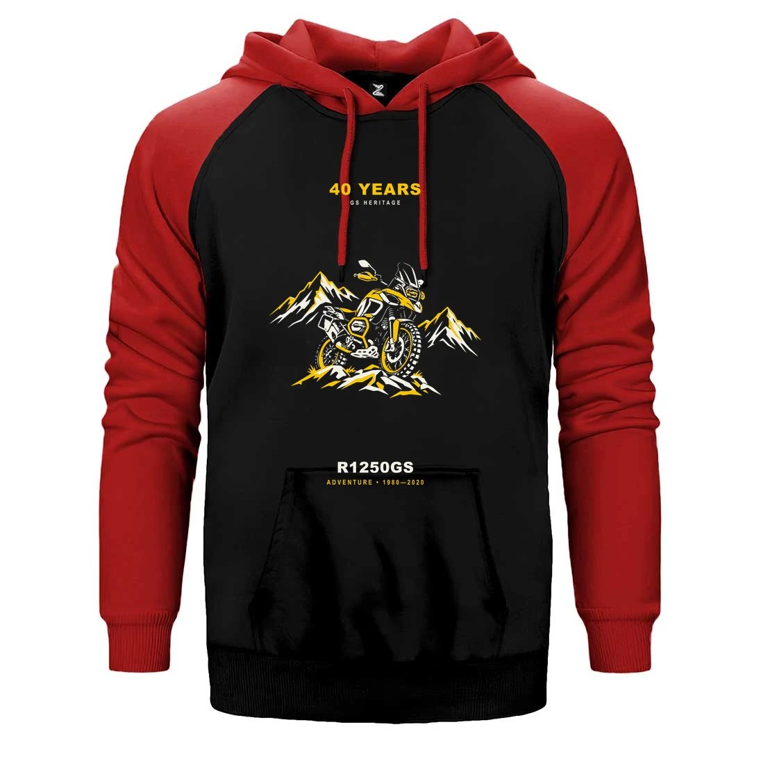 Bmw Alp Keşfi Çift Renk Reglan Kol Sweatshirt / Hoodie