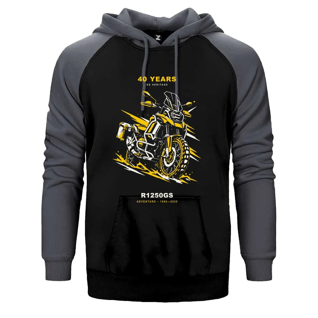 Bmw Ralli Atılımı Çift Renk Reglan Kol Sweatshirt / Hoodie