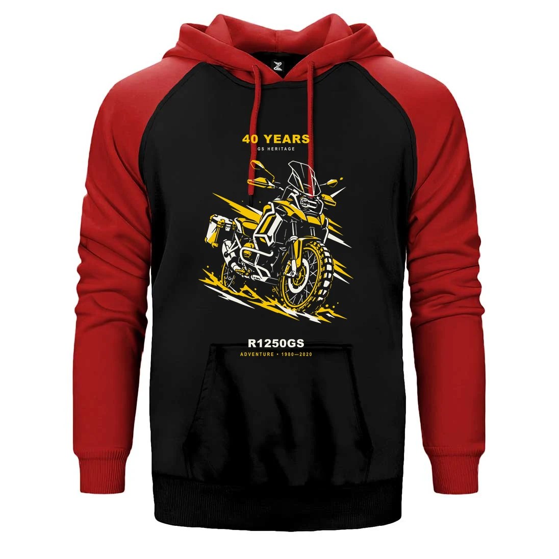 Bmw Ralli Atılımı Çift Renk Reglan Kol Sweatshirt / Hoodie