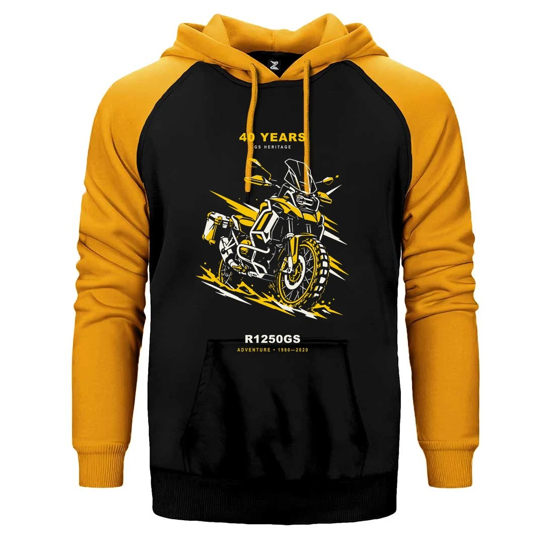 Bmw Ralli Atılımı Çift Renk Reglan Kol Sweatshirt / Hoodie